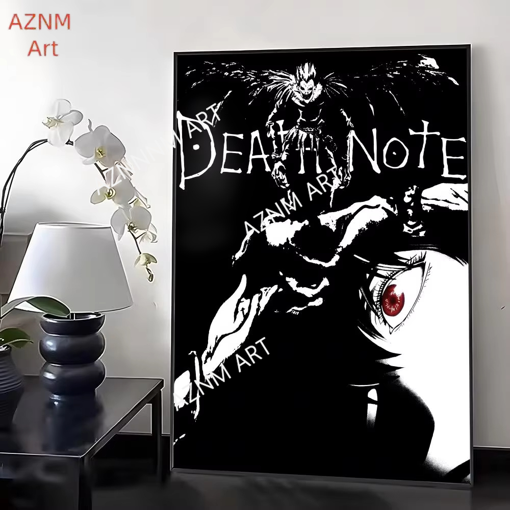 Photography Poster - Death note Cool comics Painting Calligraphy