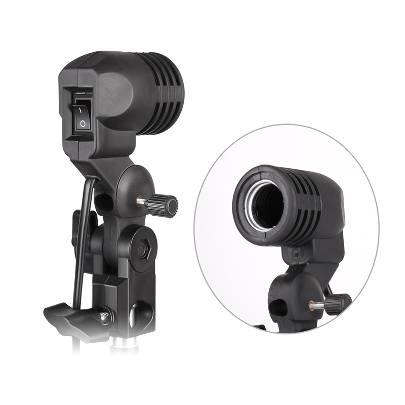 Photography Umbrella Light - 1.8m Cable Cord Light Bulb Stand