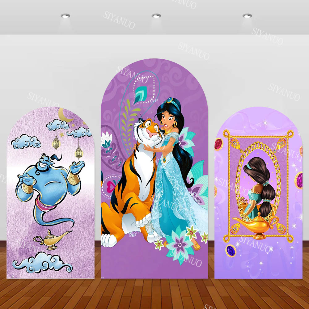 Photography Sport - Princess Jasmine Aladdin Backdrop Baby Shower