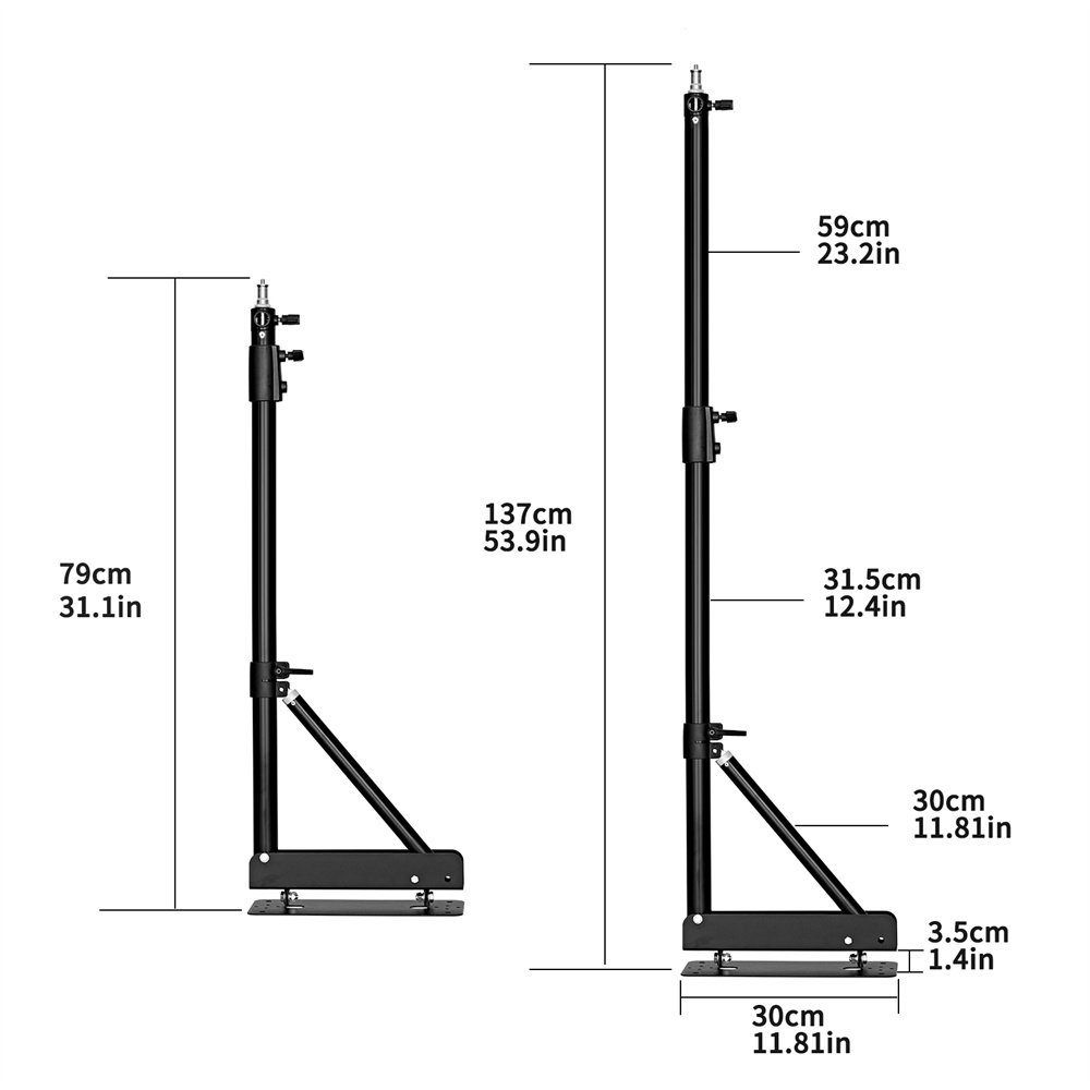 100/135/ 170cm Wall Mounting T - Photography Umbrella Light 评论和价格