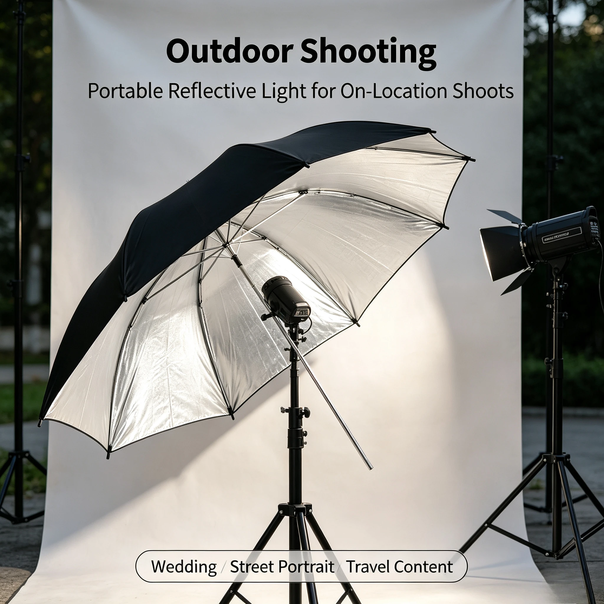 2026 Black Durable 33-inch Ref - Photography Umbrella Light 评论和价格