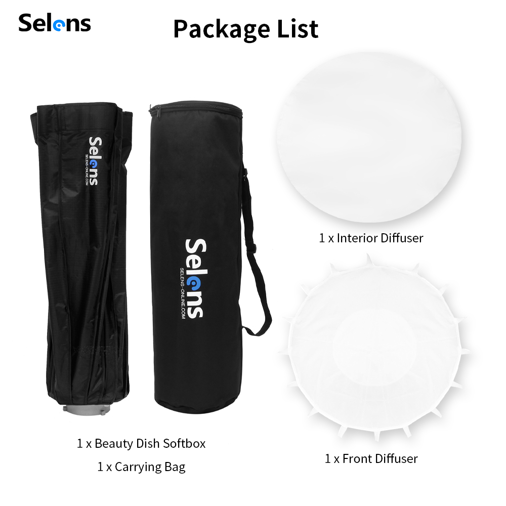Selens 85cm Umbrella Radar Sof - Photography Umbrella Light 评论和价格