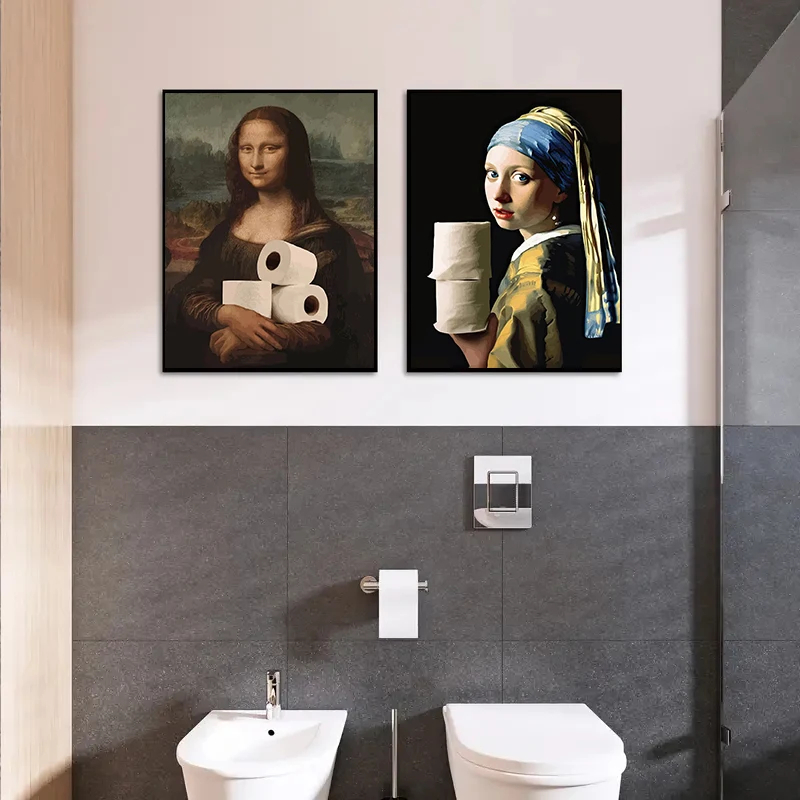 Funny Pinching Nose Mona Lisa  - Photography Duck 评论和价格