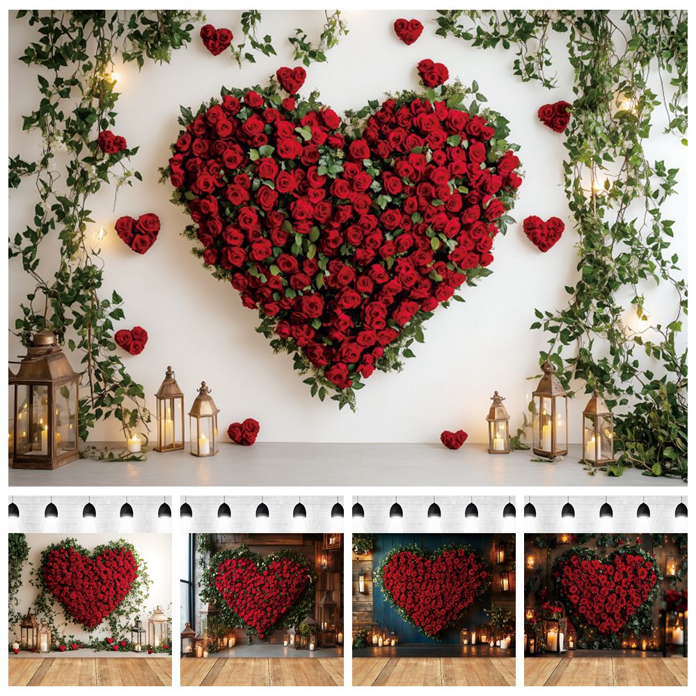 Valentine's Day Backdrop Large - Photography Date 评论和价格