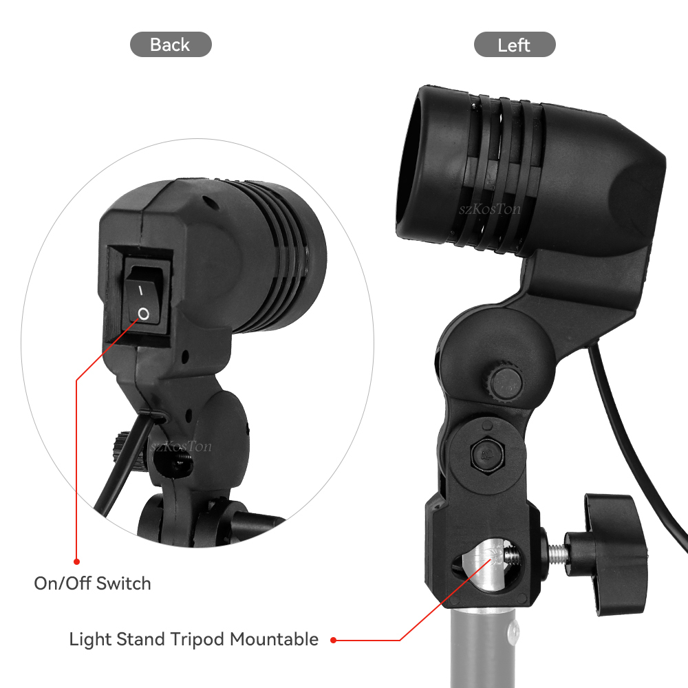 Single Head Bulb Holder E27 So - Photography Umbrella Light 评论和价格
