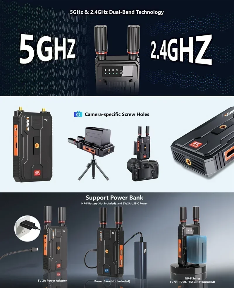 Vrriis WL097 PRO 4K Wireless A - Photography Videography 评论和价格