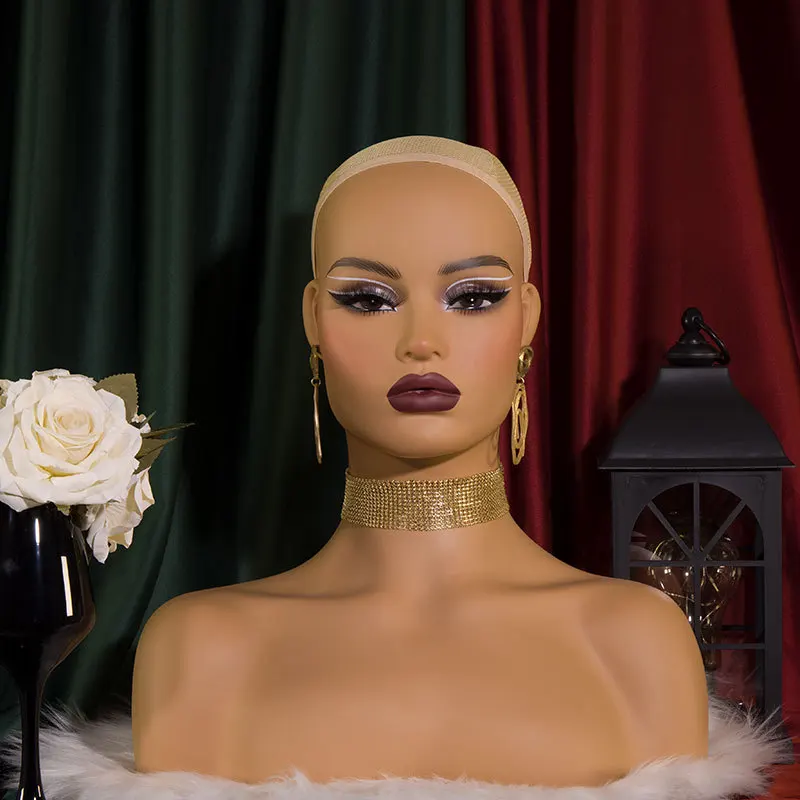 Realistic PVC Mannequin Head W - Photography Training 评论和价格