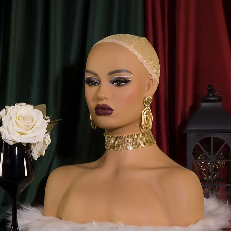 Realistic PVC Mannequin Head W - Photography Training 评论和价格