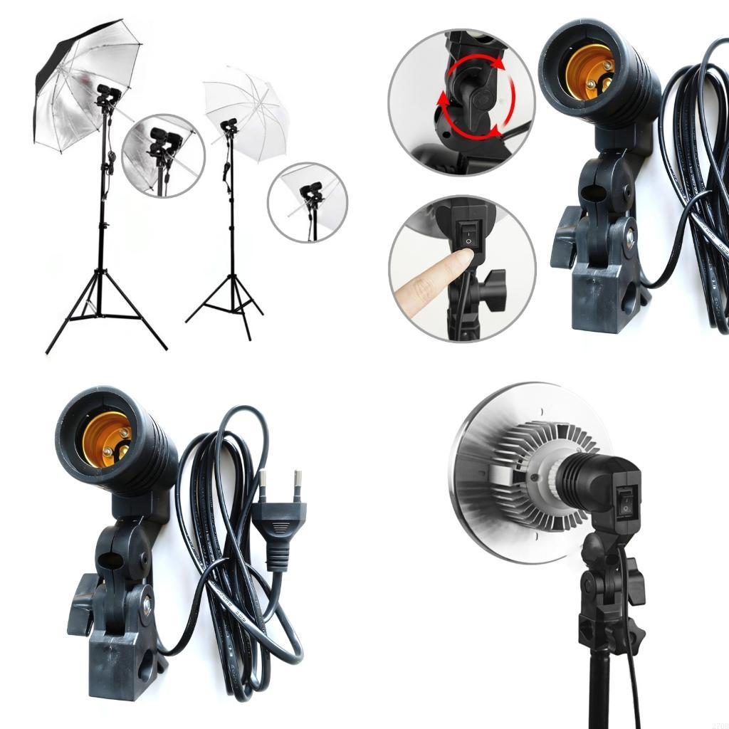  E27 Light Socket Mount with B - Photography Umbrella Light 评论和价格