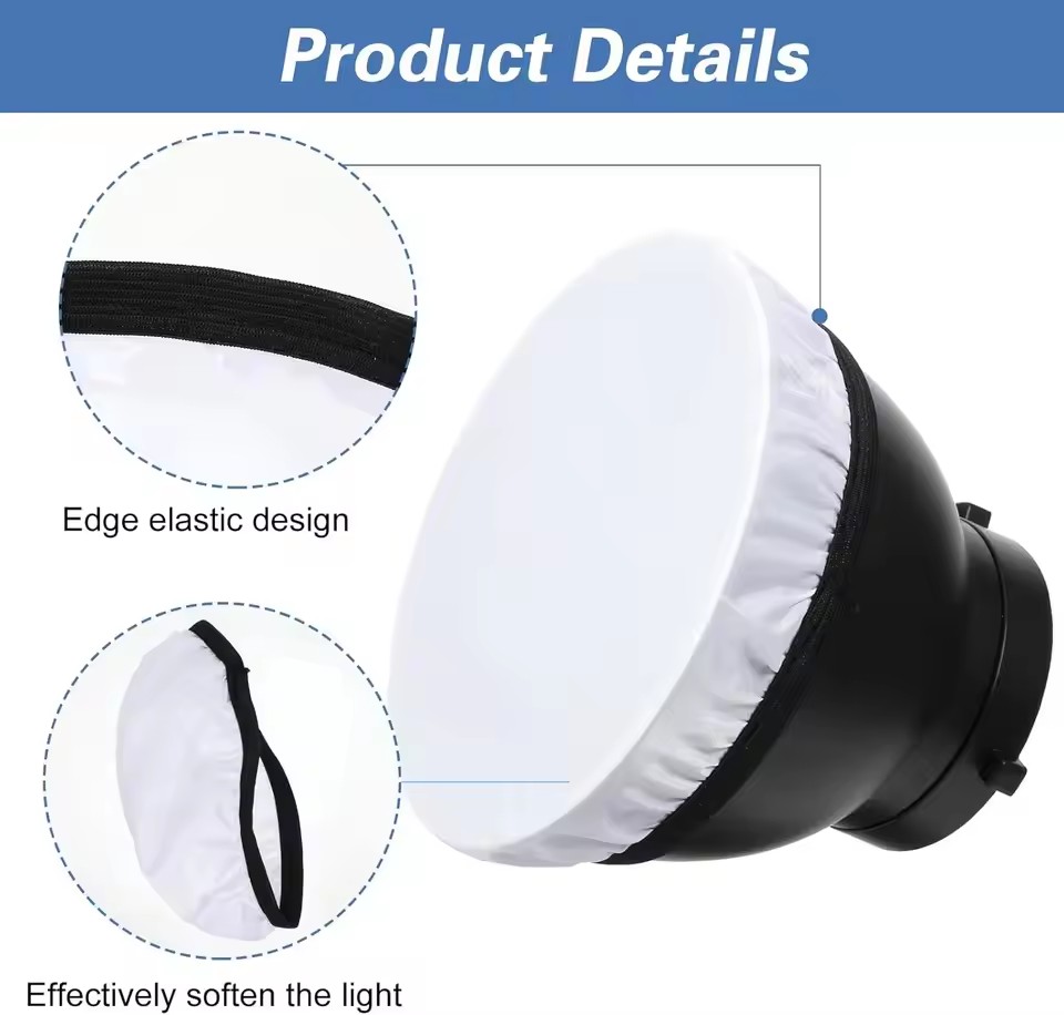 1/3/5/10Pcs 7inch Photography  - Pop Up Flash Diffuser 评论和价格