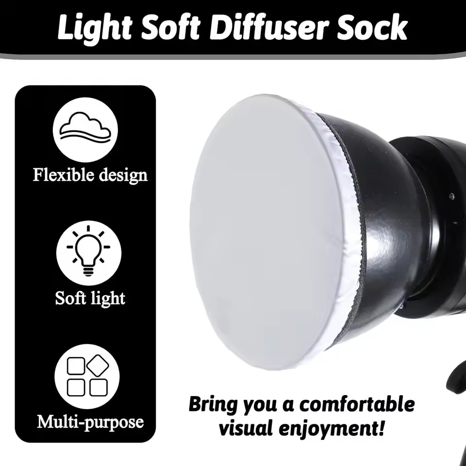 1/3/5/10Pcs 7inch Photography  - Pop Up Flash Diffuser 评论和价格