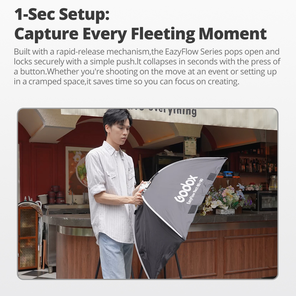 Godox EazyFlow series Foldable - Pop Up Flash Diffuser 评论和价格