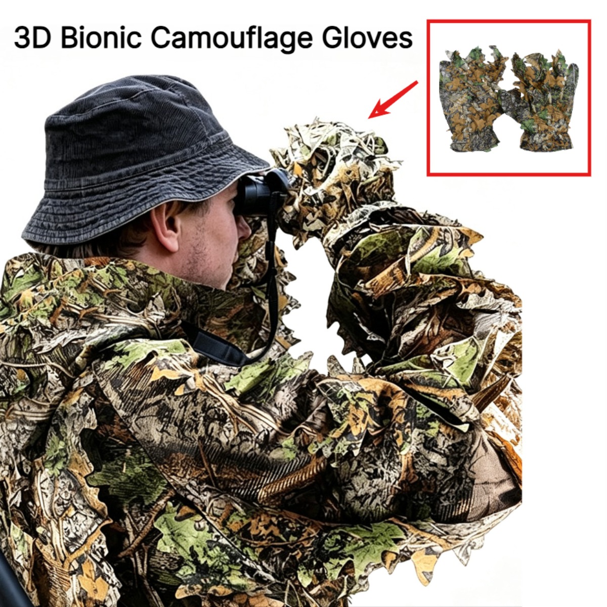 3D Camouflage Leaf Hunting Glo - Photography Training 评论和价格